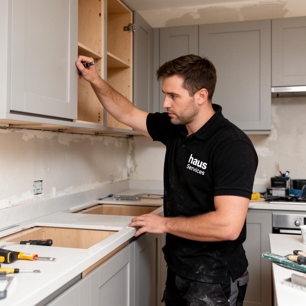 Shaker kitchen install · London